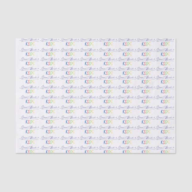 Papier Mousseline Cadeau pour enfants Solace Mind® (Recto)