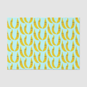 Papier Mousseline Cadeau Whimsical Sweet Banana Trio