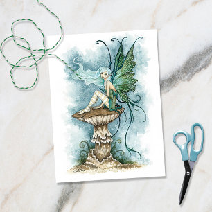 Papier Mousseline Cadre Fairy Sur Un Champion