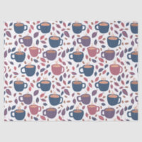 Café du matin Cute Motif Pastel Cadeau coloré