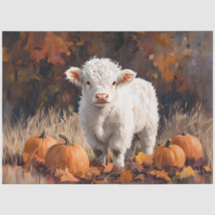 Papier Mousseline Calf d'automne parmi les découpage Citrouille