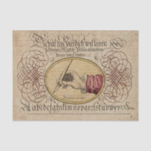 Calligraphie vintage