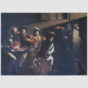 Papier Mousseline Calling of Saint Matthew, Caravaggio