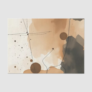 Papier Mousseline Calques minimalistes chauds Abstraits