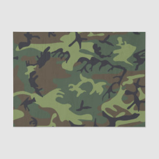 Papier Mousseline Camion militaire de Green Forest