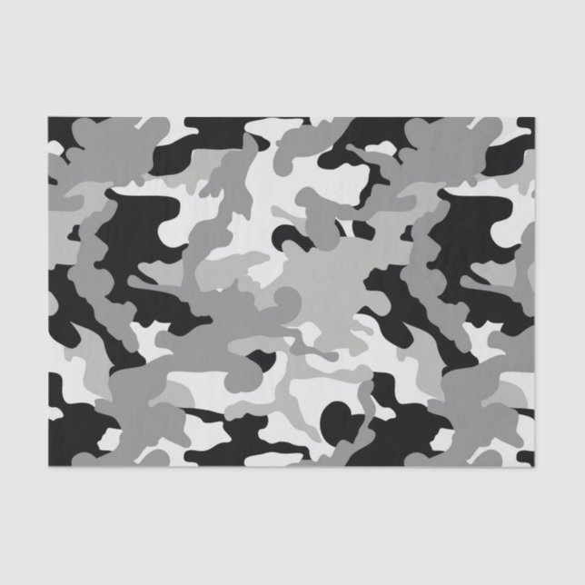 Papier Mousseline Camion noir et gris (Recto)