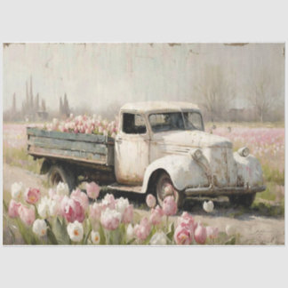 Papier Mousseline Camion Spring
