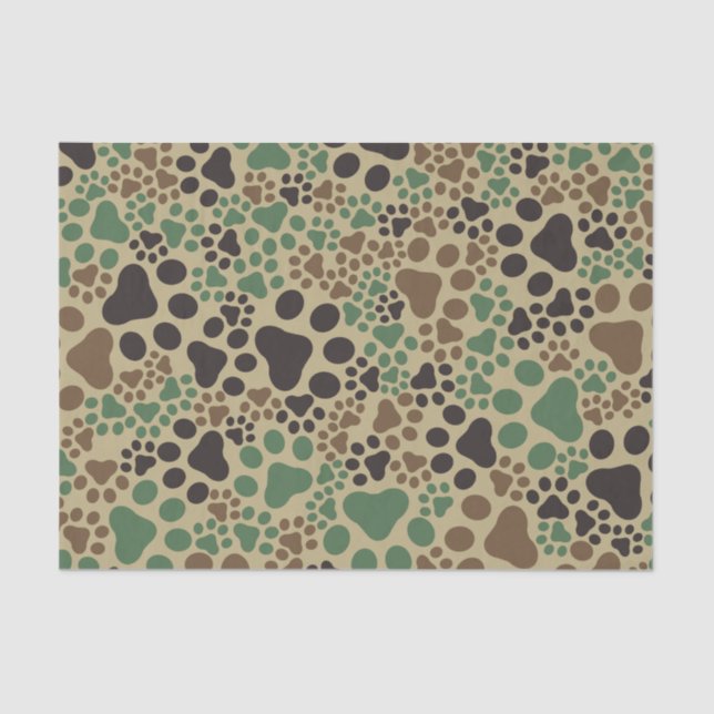 Papier Mousseline Camouflage de protection de patte (Recto)