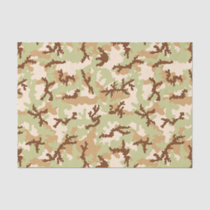 Papier Mousseline Camouflage du désert