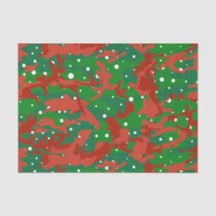 Papier Mousseline Camouflage Haus De Camo Xmas