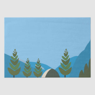 Papier Mousseline Camping Me Fait Me Sentir Vivant Camping