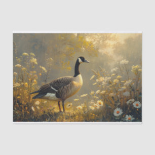 Papier Mousseline Canada Goose Golden Hour White Daisées Decoupage
