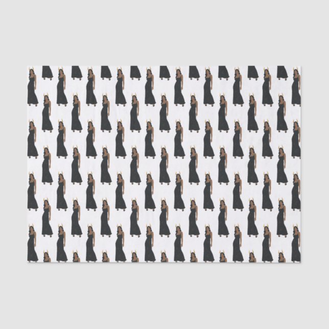 Papier Mousseline Capricorne Zodiac papier Tissu (Recto)