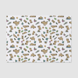 Papier Mousseline Capybara