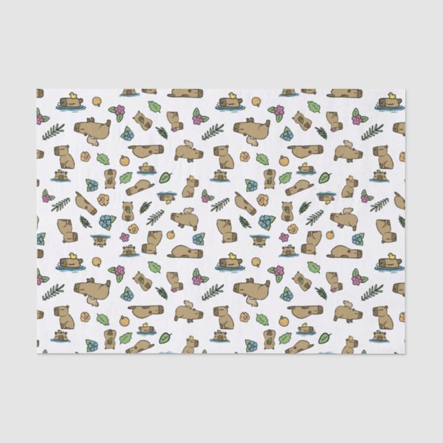 Papier Mousseline Capybara (Recto)