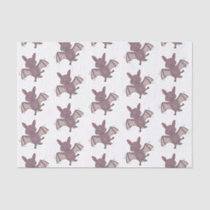 Papier Mousseline Caricature de vol de chauve-souris