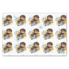 Caricature Harry et Hedwig Flying Passé Hogwares