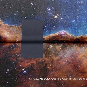 Papier Mousseline Carina Nebula Falaises cosmiques James Webb Hi-Res