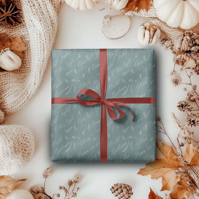 Papier Mousseline Carols bleus congelés (Créateur téléchargé)