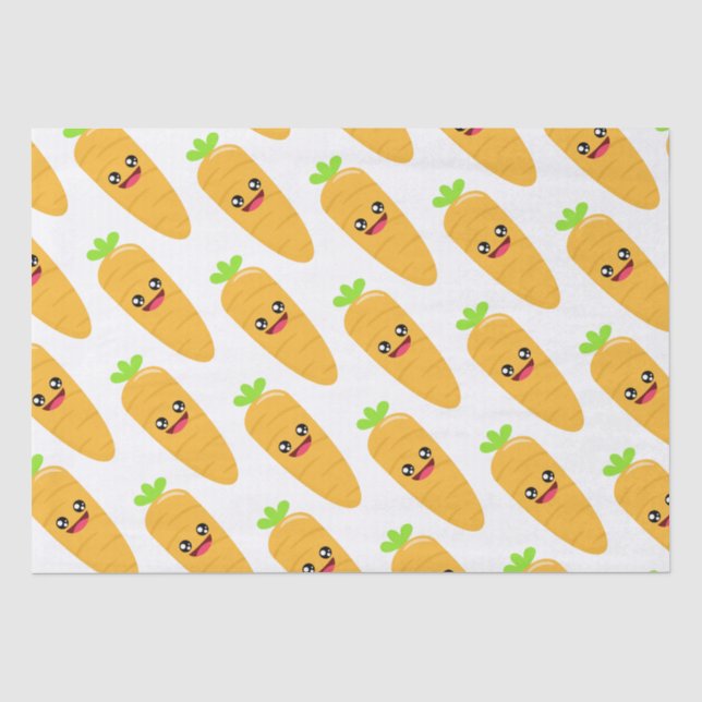 Papier Mousseline Carotte (Recto)