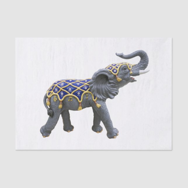 Papier Mousseline Carousel Animal Elephant (Recto)