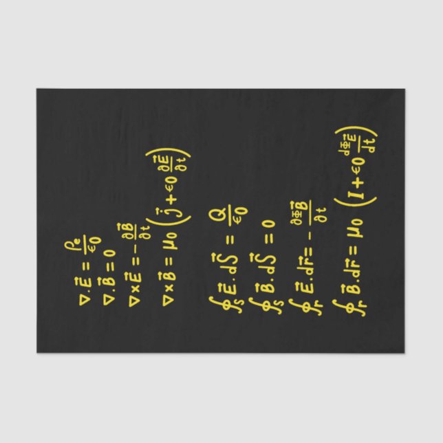 Papier Mousseline Carré de formule physique Invitation Sticker (Recto)