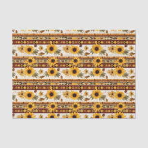 Papier Mousseline Carrelage Faux motif occidental découpage