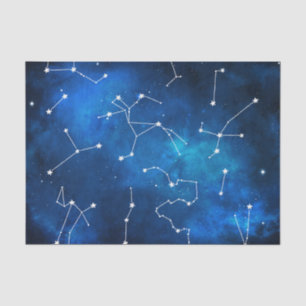 Papier Mousseline Carte du ciel Constellation Amateur d'astronomie