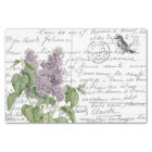 Carte postale Vintage Lilac Floral Bird