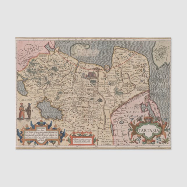 Papier Mousseline Carte vintage des transports (Recto)