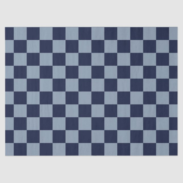 Papier Mousseline Carton bleu foncé et bleu clair (Recto)
