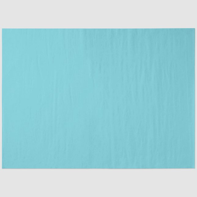 Papier Mousseline Cascade bleu aqua couleur claire (Recto)