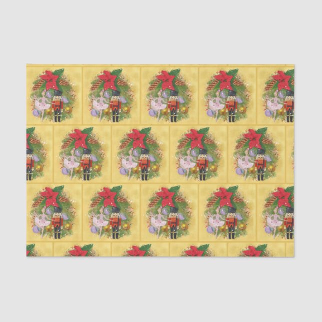 Papier Mousseline Casse-Noisette Soldat Plum Fée Noël (Recto)