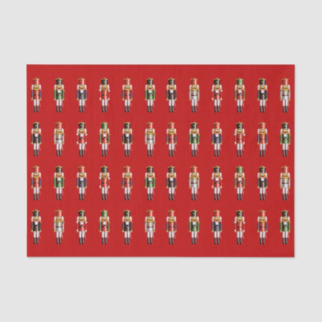 Papier Mousseline Casse-noix de Noël (Recto)