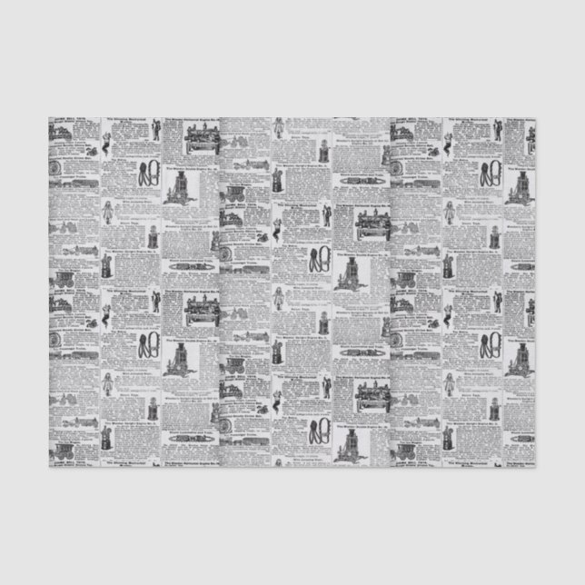 Papier Mousseline Catalogue ancien (Recto)