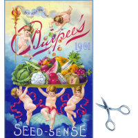 Catalogue vintage de semences Burpee Seed Sense & 