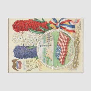 Papier Mousseline Catalogue vintage de semences, Vieille Gloire, Hya