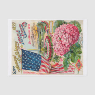 Papier Mousseline Catalogue vintage des semences Iowa Semences 29e a