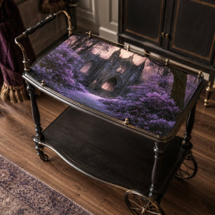 Papier Mousseline Cathédrale de Dark Fantasy de la Forêt Violette Go
