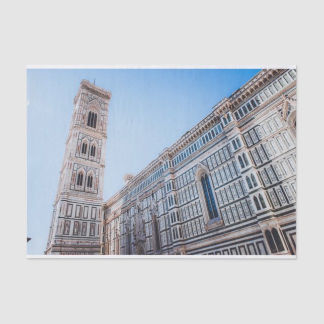 Papier Mousseline Cathédrale de Florence (Recto)