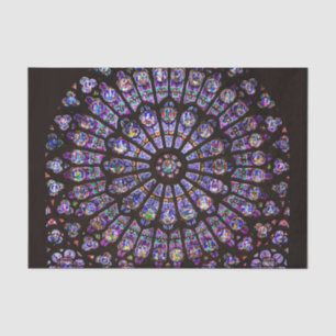 Papier Mousseline Cathédrale Notre-Dame de Paris Rose