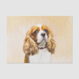 Papier Mousseline Cavalier King Charles Spaniel Peinture originale