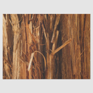 Papier Mousseline Cèdre texturé en écorce de bois