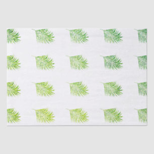 Papier Mousseline Célébrations de mariage tropical aux palmiers vert
