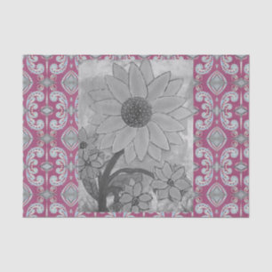 Papier Mousseline Centre Polkadot de tournesol