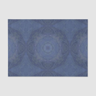 Papier Mousseline Cercles bleus vintages