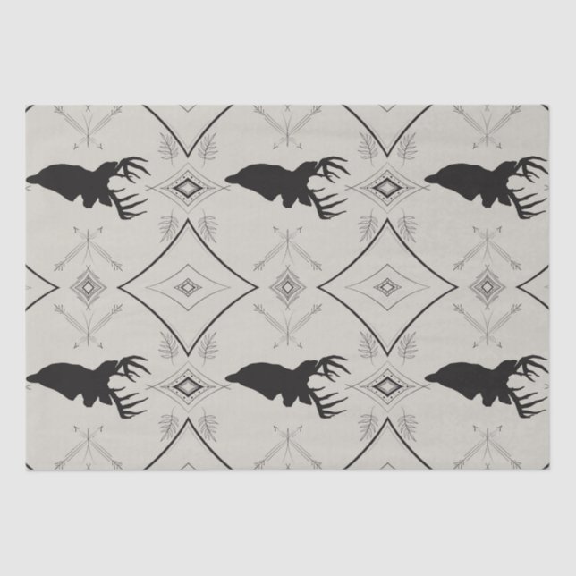 Papier Mousseline Cerf (Recto)