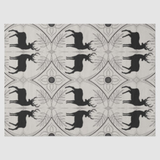 Papier Mousseline Cerf vintage 2