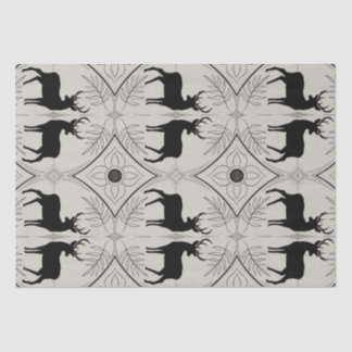 Papier Mousseline Cerf vintage 2