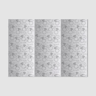 Papier Mousseline CET ANNEAU AUSSI.......Papier de soie